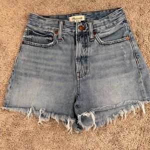 Madewell jean shorts